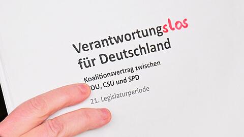 Die Opposition lässt kein gutes Haar am Koalitionsvertrag.