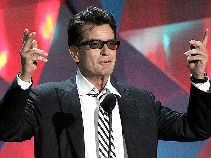 Charlie Sheen bei den MTV Movie Awards in Los Angeles im Juni 2012