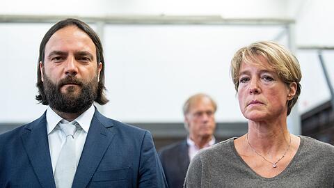 Christina Block und ihr Anwalt Ingo Bott.