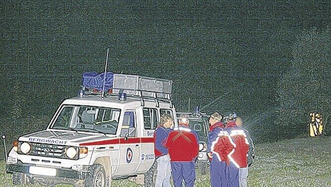 Die Retter der Bergwacht im Einsatz Die Retter der Bergwacht im Einsatz