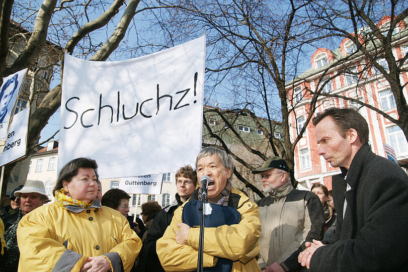 Die Demosntration in München