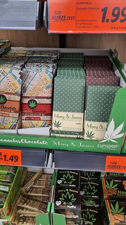 Schokolade für Cannabis-Fans. Schokolade für Cannabis-Fans.