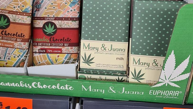 Schokolade für Cannabis-Fans.
