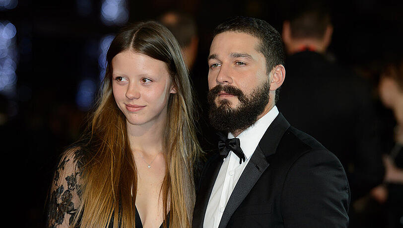 Verlobt? Mia Goth und Shia LaBeouf bei einer Filmpremiere im vergangenen Jahr Verlobt? Mia Goth und Shia LaBeouf bei einer Filmpremiere im vergangenen Jahr