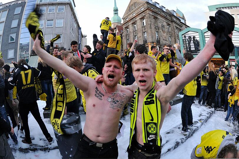 Die ganz große Party: Dortmund feiert die Meisterschaft. Die Bilder
