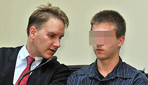 Maximilian Paul mit seinem Mandaten Markus S.