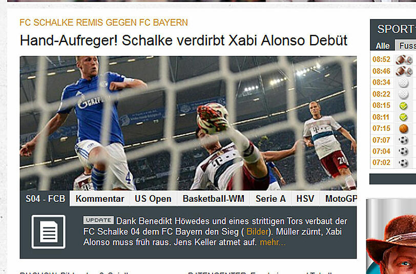 Pressestimmen zu Bayern gegen Schalke: starles Alonso-Debüt, Frust über Gegentor.