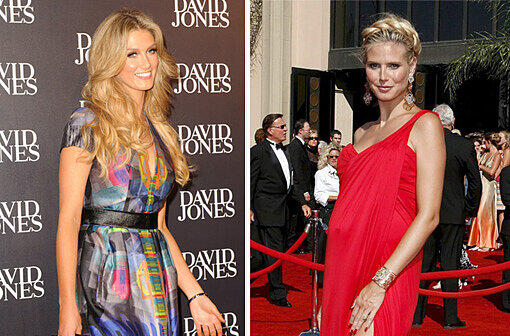 Und dann ist sie auch noch elf Jahre jünger als Heidi Klum...