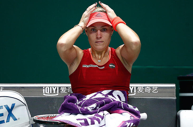 Das Bild spricht Bände: Angelique Kerber.