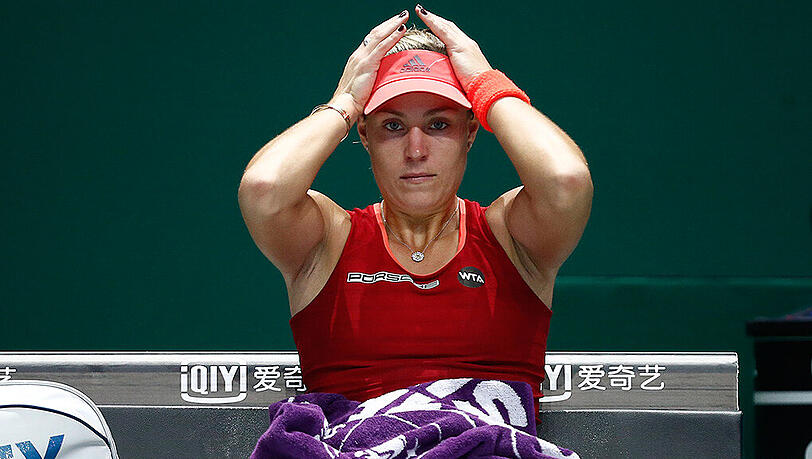 Das Bild spricht Bände: Angelique Kerber. Das Bild spricht Bände: Angelique Kerber.