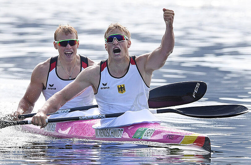 Max Rendschmidt und Marcus Groß waren über die 1000 Meter nicht zu schlagen.
