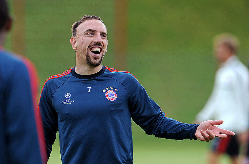 Franck Ribéry nutzt die Länderspielpause, um für das Spitzenspiel gegen Borussia Dortmund hundertprozentig fit zu sein.