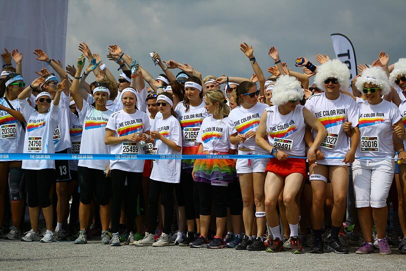 Bunter geht's nicht: Der Color Run in Riem. Die Bilder.