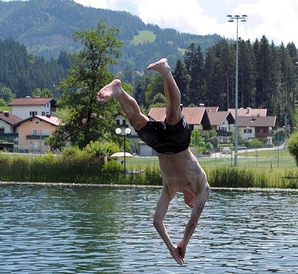 Die Löwen im Trainingslager: Am Dienstag stand eine Life-Kinetik-Trainingseinheit auf dem Programm.