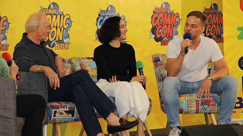 Die "Game of Thrones"-Stars Charles Dance, Keisha Castle-Hughes und Tom Wlaschiha stellen sich den Fragen der Zuschauer.