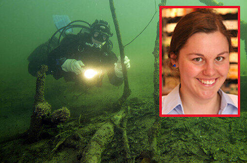 Ein Taucher im Starnberger See: In Allmannshausen starb Dorothee H. (kl. Foto)