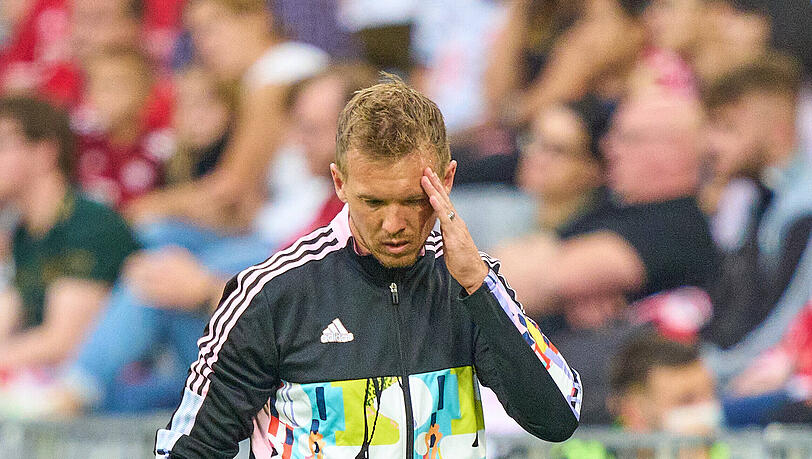 Bedient nach der Pleite gegen Eintracht Frankfurt: Julian Nagelsmann.