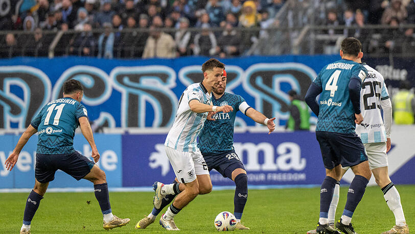 Damjan Dordan musste gegen Wehen Wiesbaden verletzungsbedingt ausgewechselt werden.