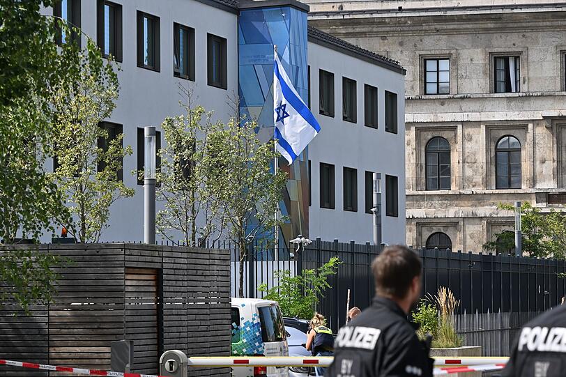 War offenbar Ziel eines Anschlags: Das israelische Generalkonsulat in München.