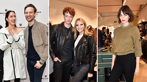 VIPs feiern im neuen Belstaff-Store. Die AZ zeigt die Fotos...