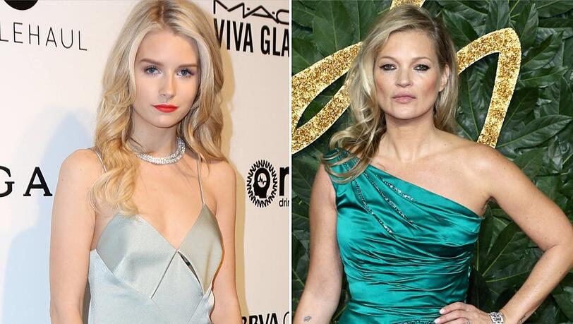 Lottie Moss (l.) wurde als kleine Schwester von Kate Moss bekannt. Da sie jedoch einen Altersunterschied von 24 Jahren haben und nicht zusammen aufwuchsen, stehen sie sich nicht nahe.
