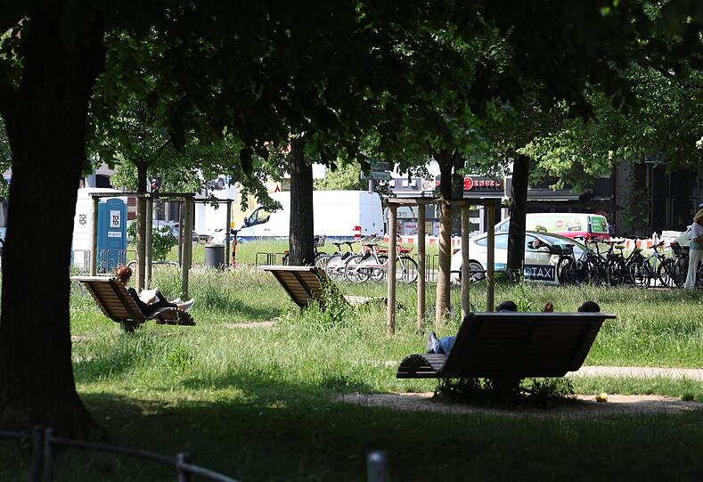 Mit Bankerl! Wo gibt’s sonst so viel Grün in unmittelbarer Altstadtnähe?