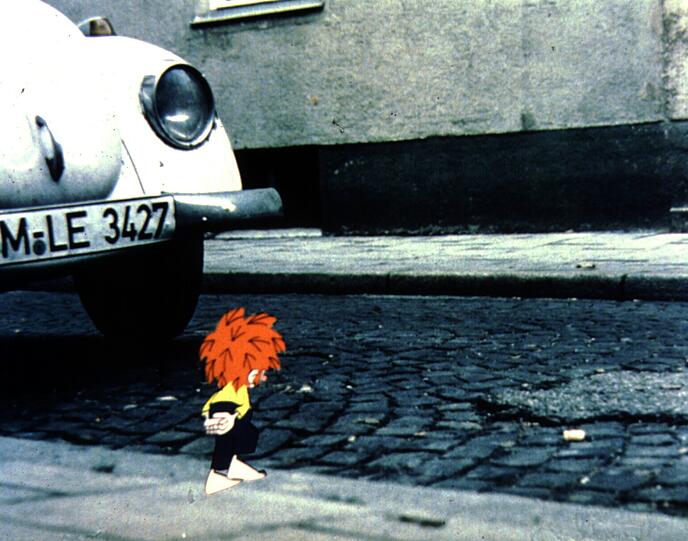 Allerdings: außer Meister Eder und den Fernsehzuschauern, kann niemand den Pumuckl sehen. - Alles Gute zum Geburtstag!