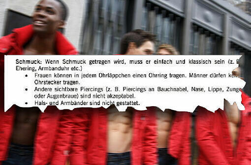 Lesen Sie hier die geheimen Regeln bei Abercrombie and Fitch. Einfach weiterklicken...