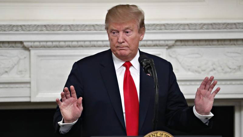 Trump hatte das hohe US-Handelsbilanzdefizit immer wieder kritisiert. Trump hatte das hohe US-Handelsbilanzdefizit immer wieder kritisiert.
