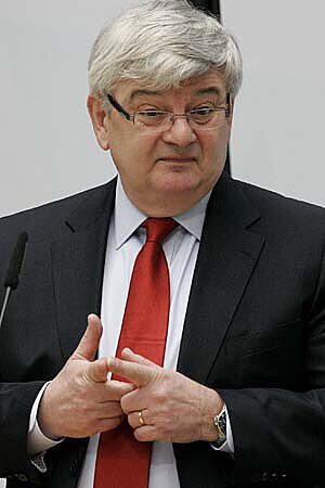 Seit 2005 sind sie glücklich verheiratet: Joschka Fischer...