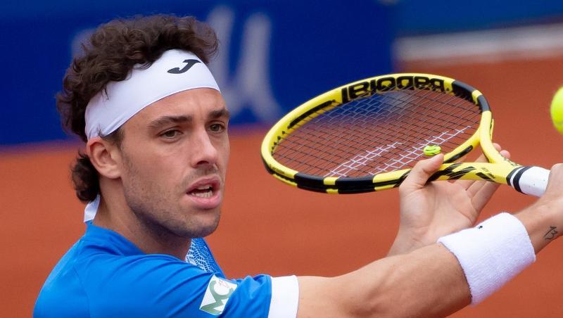 Marco Cecchinato beim ATP-Tennisturnier in München in Aktion. Foto: Sven Hoppe Marco Cecchinato beim ATP-Tennisturnier in München in Aktion. Foto: Sven Hoppe