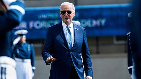 US-Präsident Joe Biden geht es nach seinem Sturz gut.