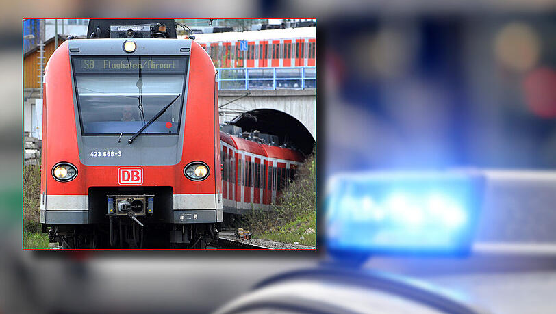 Polizeieinsatz in der S-Bahn (Symbolbild) Polizeieinsatz in der S-Bahn (Symbolbild)