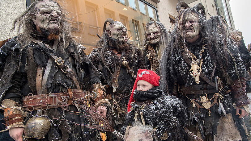Eine Traditon: Der Krampuslauf in der Münchner Innenstadt. Die Bilder vom Sonntag.
