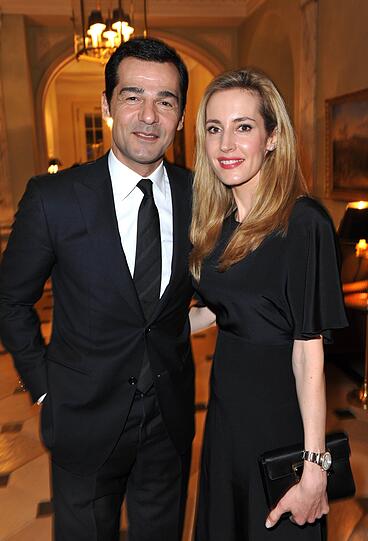Schaulaufen der Promis bei den Gala SPA Awards in Baden-Baden: Erol Sander mit Ehefrau Caroline Goddet.