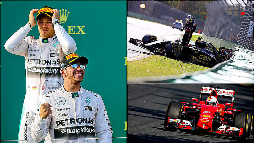 Der Formel-1-Auftakt in Australien bot wenig Action, viele Pannen und einen dominierenden Rennstall. Der Formel-1-Auftakt in Australien bot wenig Action, viele Pannen und einen dominierenden Rennstall.
