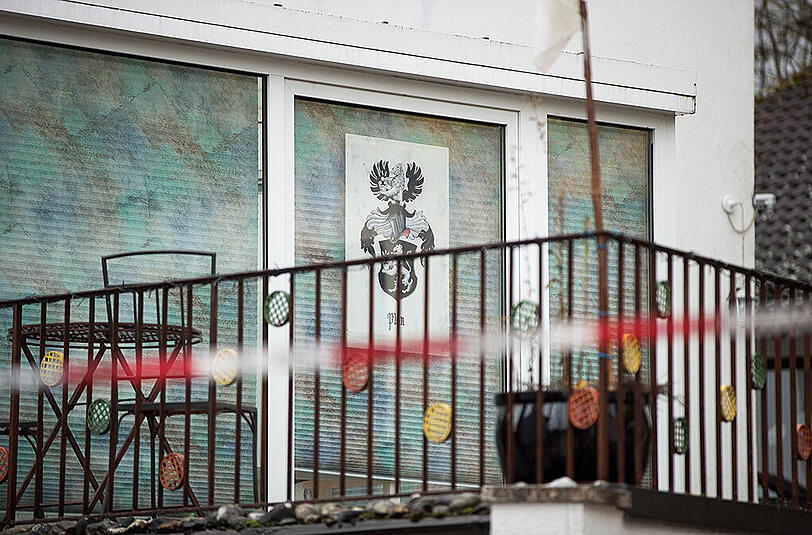 Die Wohnung des Reichsbürgers. Nicht alle seine Waffen wurden dort gefunden.