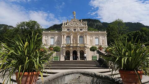 König Ludwig II. hatte Schloss Linderhof bauen lassen.