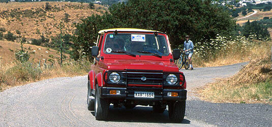 Leih-Jeep auf Kreta, Foto: R. Stallein