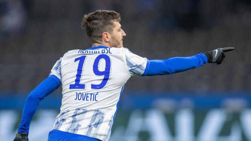 Stefan Jovetic traf erneut für Hertha BSC.