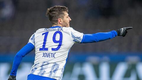 Stefan Jovetic traf erneut für Hertha BSC.