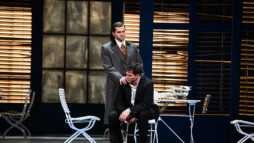 Daniel Gutmann (Albert) und Lucian Krasznec (Werther).
