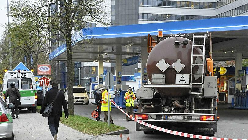 An dieser Tankstelle in Moosach ereignete sich der schwere Unfall. An dieser Tankstelle in Moosach ereignete sich der schwere Unfall.