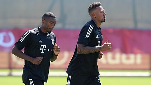 Zukunft? Ungewiss! Wie geht es mit David Alaba (l) und Jérôme Boateng nach dem Finale in der Champions League bei den Bayern weiter?