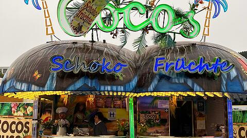 Bei Cocos auf der Oidn Wiesn gibt es einen ungewöhnlichen Snack.