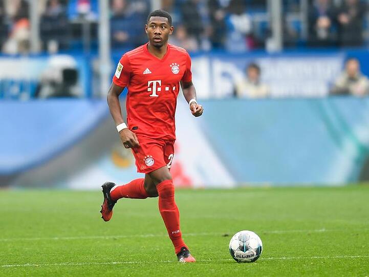 Bayerns David Alaba in Aktion. Foto: Tom Weller/dpa/Archivbild