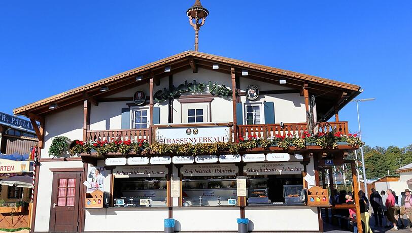 Das Wiesnzelt Glöckle-Wirt. Hier wird die Band ab Samstag 18 Tage lang Live-Musik spielen.