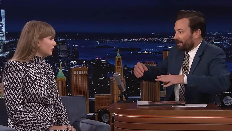 Taylor Swift 2022 in der "Tonight Show".