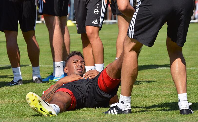 Die Bayern bereiten sich auf das Spiel gegen den 1. FC Nürnberg vor. Hier gibt's die Bilder vom Mittwochstraining.