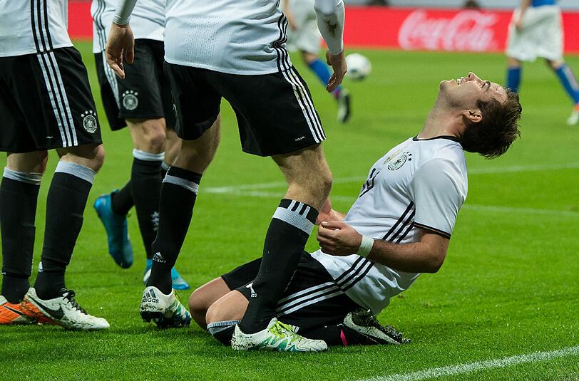 Mario Götze, bei den Bayern meist Bankdrücker, kam am Dienstag im DFB-Trokot zu einem ersehnten Erfolgserlebnis.